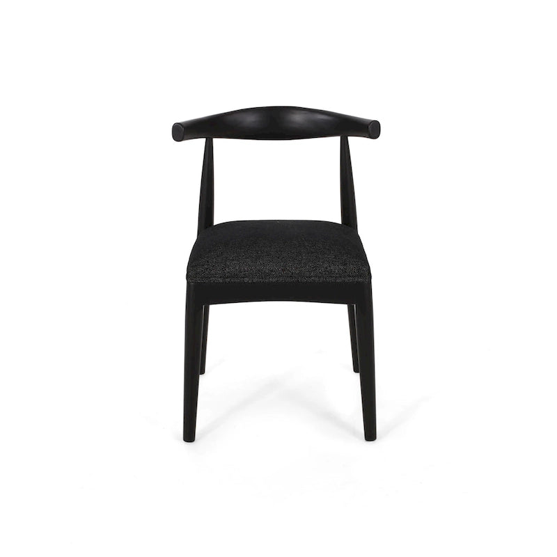 Ensemble de salle à manger 5 pièces en tissu Cortina et hévéa de Christopher Knight Home