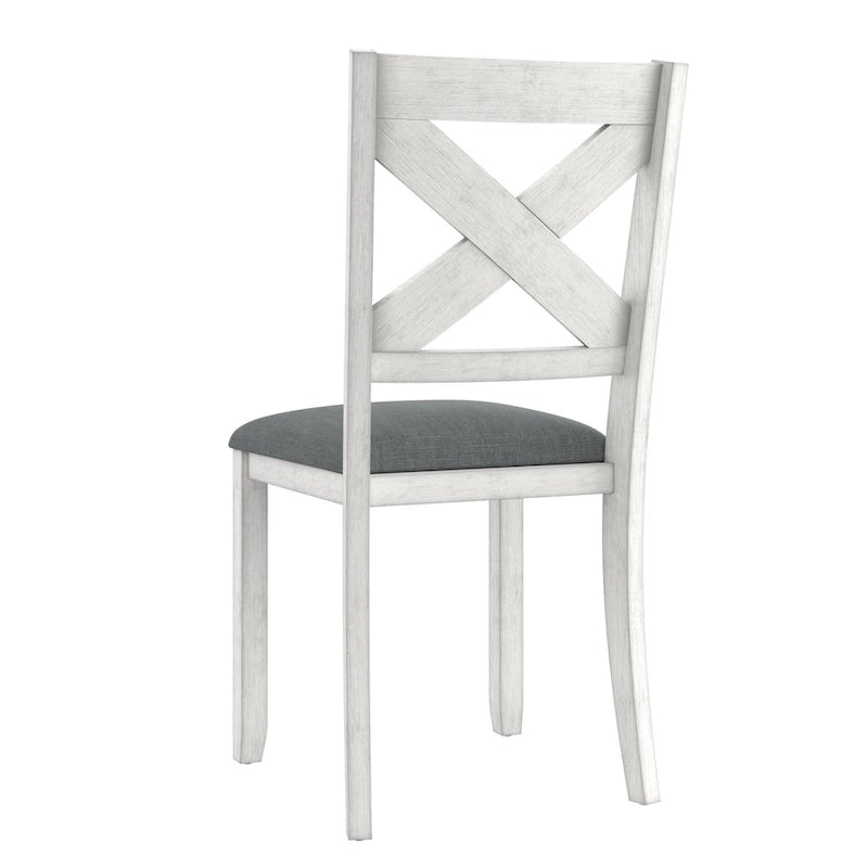 VECELO Ensemble table à manger avec banc, table à manger rectangulaire extensible en bois massif et 4 chaises de salle à manger en bois massif
