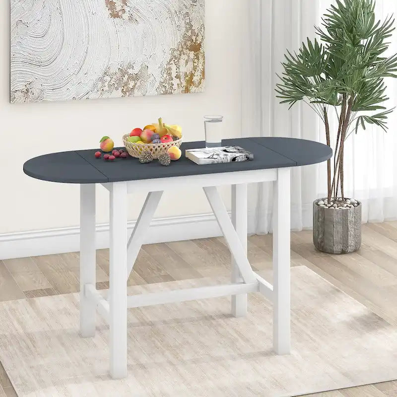 Ensemble de salle à manger rustique 3 pièces avec abattant et 2 chaises