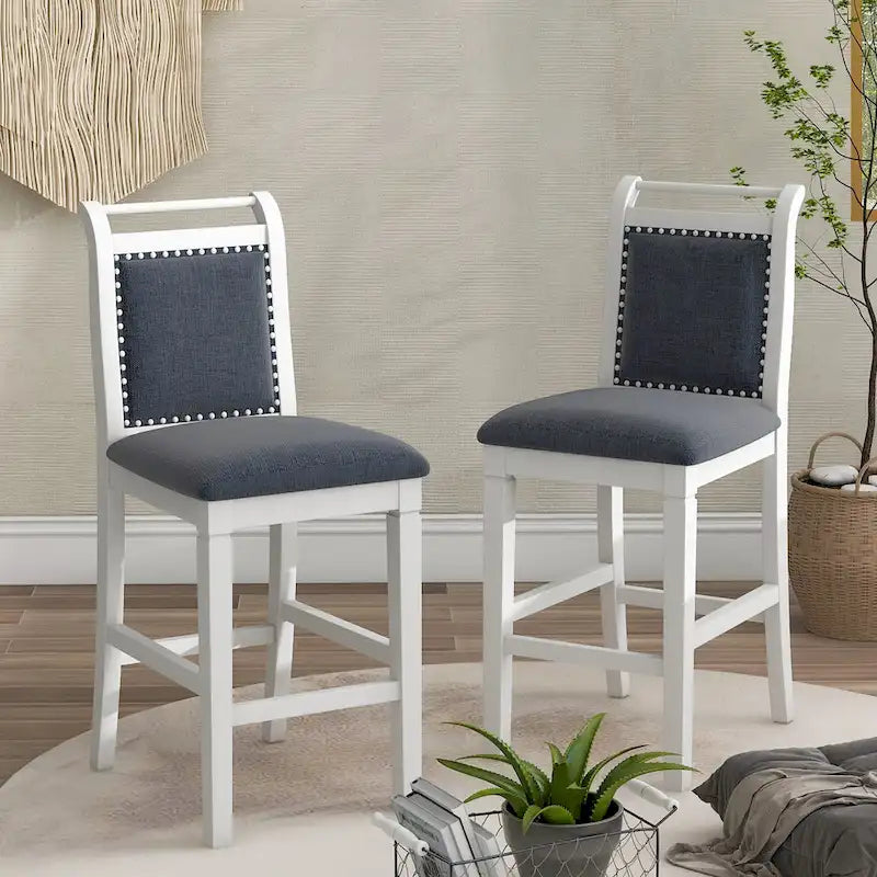 Ensemble de salle à manger rustique 3 pièces avec abattant et 2 chaises