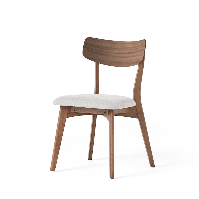 Ensemble de salle à manger 7 pièces de style Mid-Century avec table rectangulaire et 6 chaises