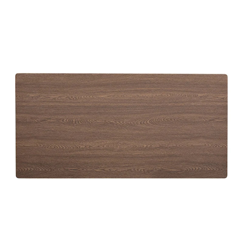 Ensemble table de bar industrielle 5 pièces avec table rectangulaire et 4 chaises