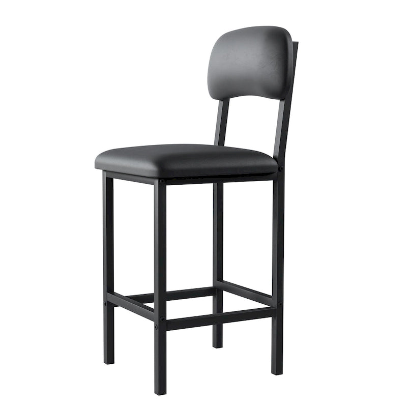 Ensemble de salle à manger 3 pièces de style moderne avec table rectangulaire et 2 chaises de salle à manger rembourrées