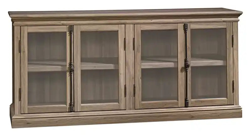 Barrister Lane 70 Rustic TV Stand with Storage and Cable Management for TVs up to 80- Oak