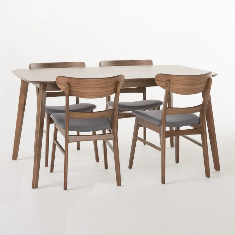 Ensemble de salle à manger Bryner Mid-Century Modern 5 pièces par Christopher Knight Home