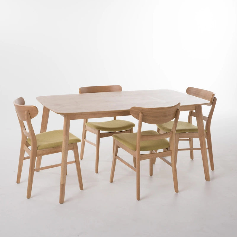 Ensemble de salle à manger Bryner Mid-Century Modern 5 pièces par Christopher Knight Home