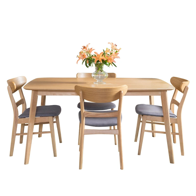 Ensemble de salle à manger Bryner Mid-Century Modern 5 pièces par Christopher Knight Home