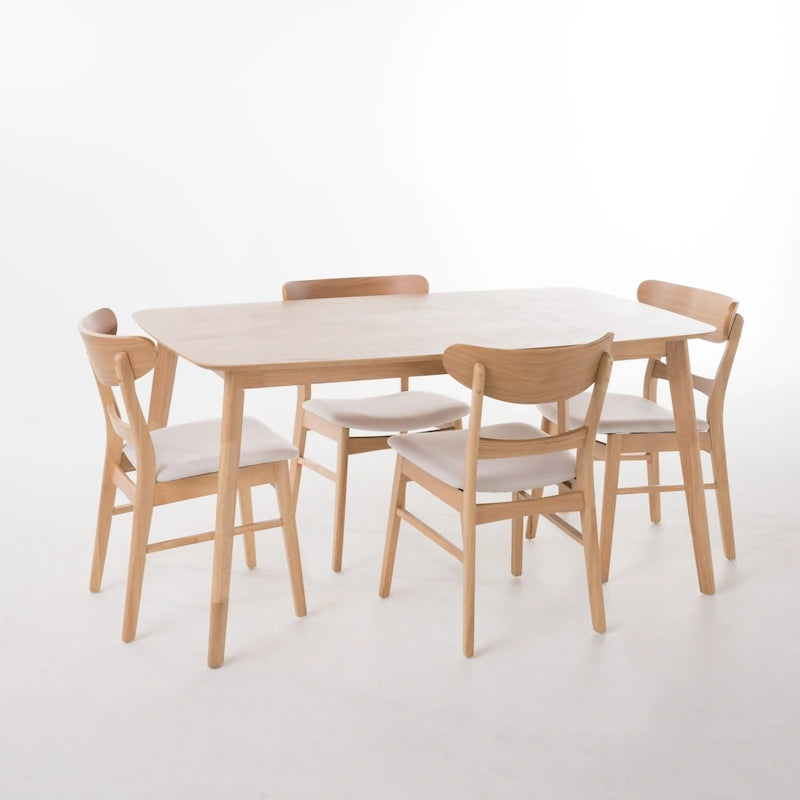 Ensemble de salle à manger Bryner Mid-Century Modern 5 pièces par Christopher Knight Home