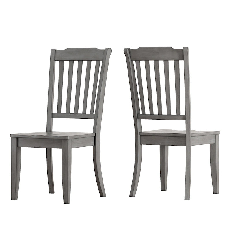 Ensemble salle à manger 5 pièces en bois de style classique iNSPIRE Q, avec table ovale extensible Eleanor Black et chaises à dossier à barreaux