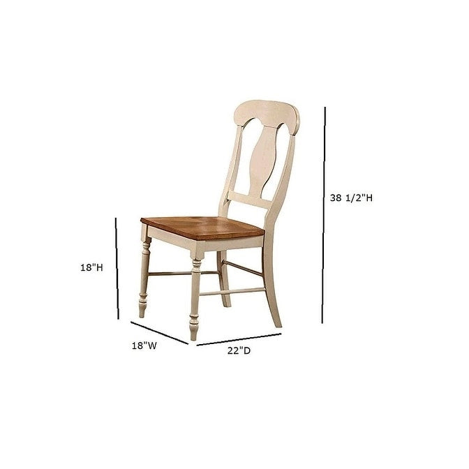 Ensemble de salle à manger rond 5 pièces Antique Caramel/Biscotti