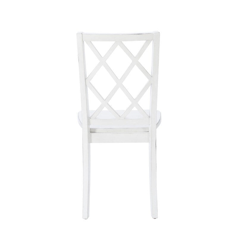 Ensemble de salle à manger 5 pièces Harrow style ferme blanc