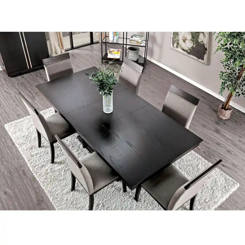 Ensemble de salle à manger 7 pièces Shatterley marron contemporain par Furniture of America