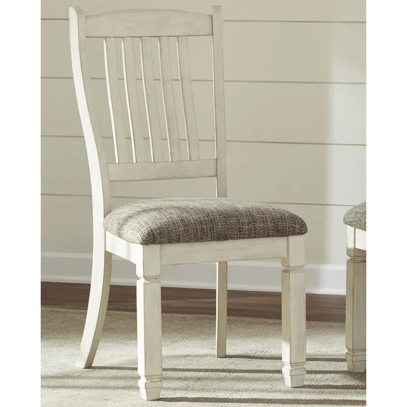 Signature Design by Ashley Bolanburg Ensemble de salle à manger 7 pièces blanc antique/marron