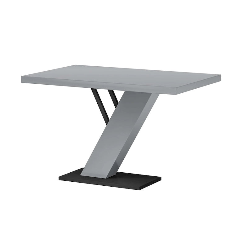 Ensemble de salle à manger Lillian 3 pièces gris brillant Somette avec table, coin repas et banc
