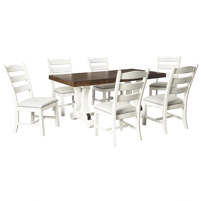 Ensemble de salle à manger 7 pièces Valebeck brun/blanc Signature Design by Ashley
