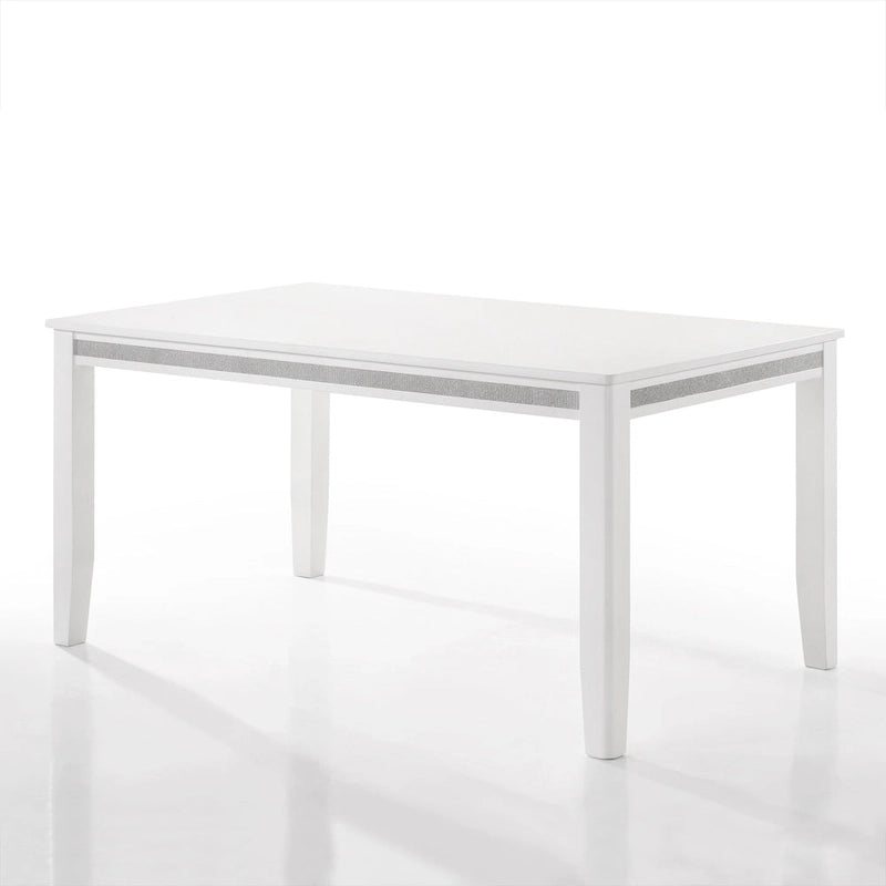 Ensemble de salle à manger 7 pièces CraftPorch Luxurious Crystal Diamond Strip