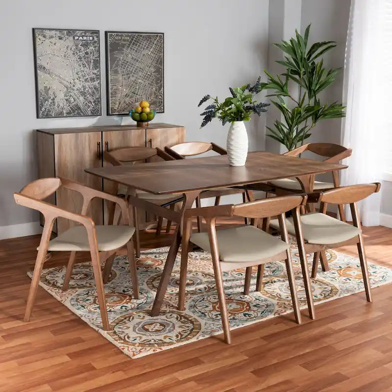 Ensemble de salle à manger 7 pièces Harland Mid-Century Modern