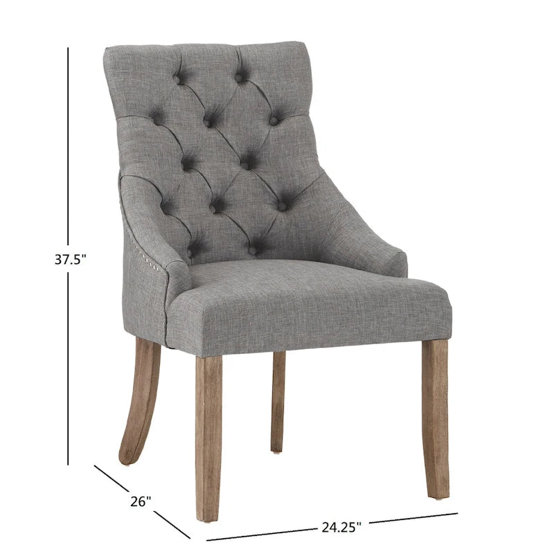 Ensemble de salle à manger Paloma en bois recyclé gris antique par iNSPIRE Q Artisan