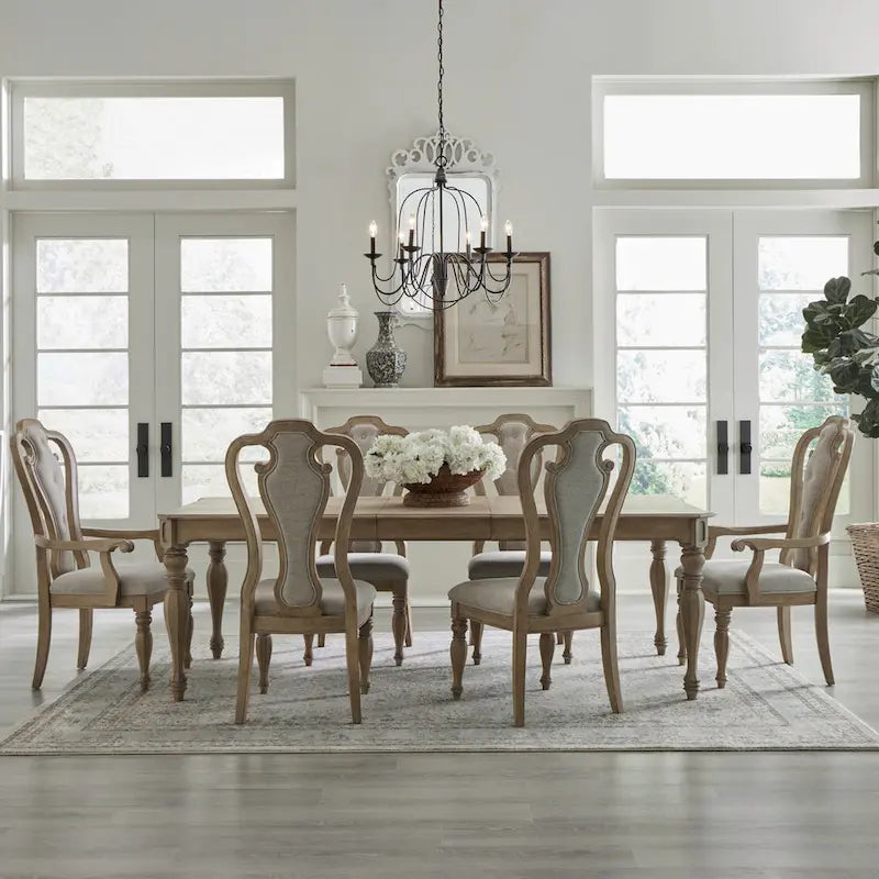 Ensemble de table rectangulaire 7 pièces Magnolia Manor