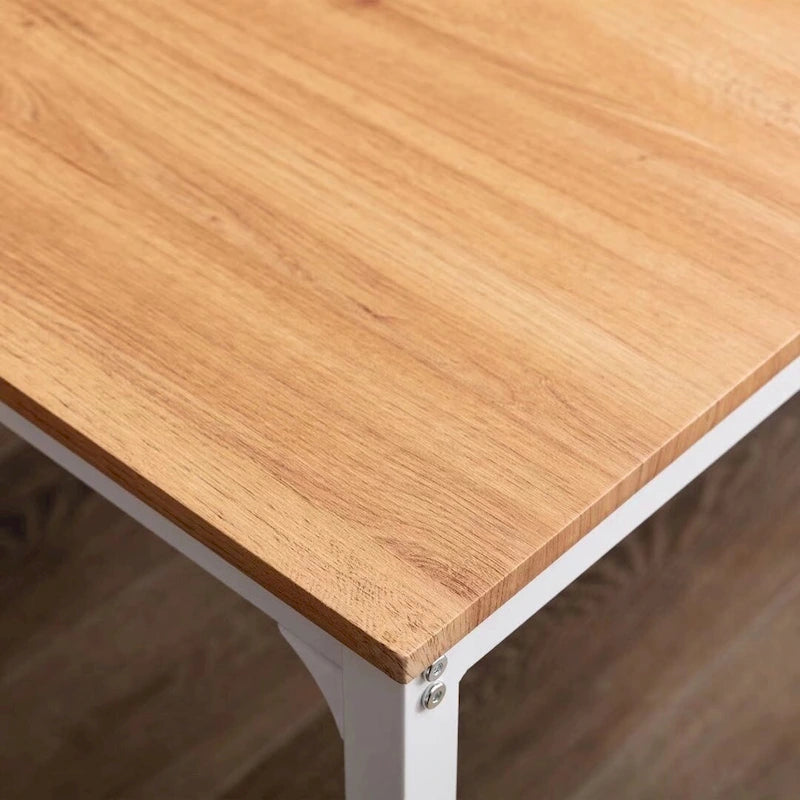 Ensemble de table de cuisine 3 pièces avec deux bancs, ensemble de salle à manger 4 places
