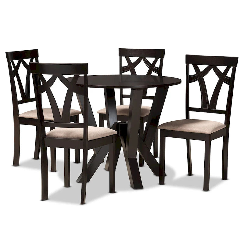 Ensemble de salle à manger Reagan 5 pièces moderne et contemporain