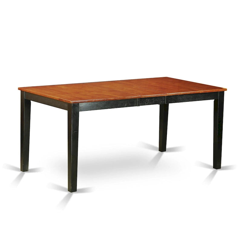 Ensemble de salle à manger East West Furniture composé d'une table à manger rectangulaire à rallonge papillon et de chaises de salle à manger (options de type d'assise de chaise)