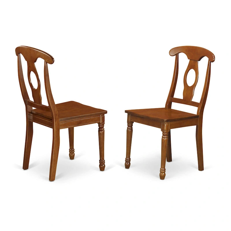 Ensemble de table East West Furniture comprenant une table ovale avec rallonge papillon et des chaises de salle à manger (options de type d'assise de chaise)