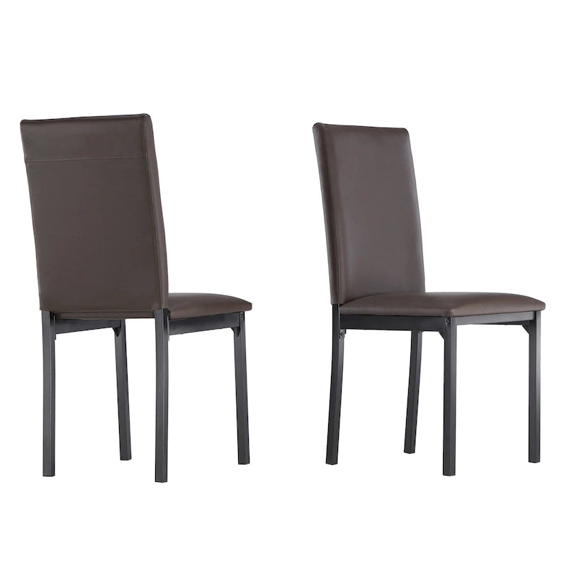 Ensemble de salle à manger 5 pièces en métal et faux marbre Darcy par iNSPIRE Q Bold
