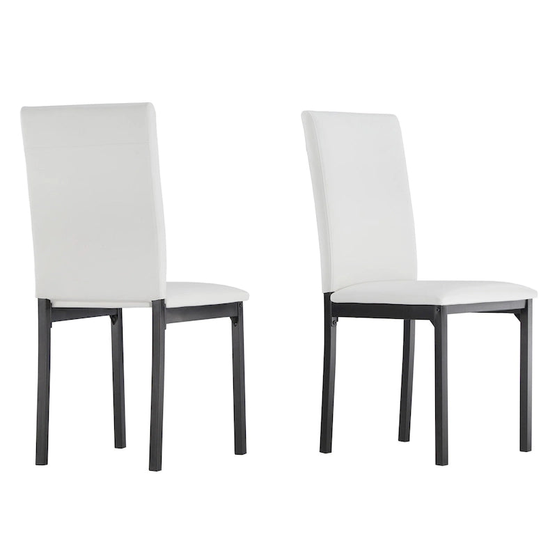 Ensemble de salle à manger 5 pièces en métal et faux marbre Darcy par iNSPIRE Q Bold