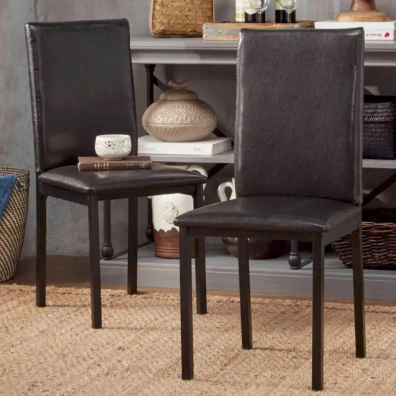Ensemble de salle à manger 5 pièces en métal et faux marbre Darcy par iNSPIRE Q Bold
