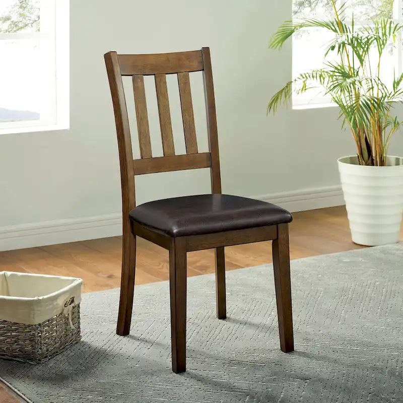 Ensemble de salle à manger 5 pièces Dohl Transitional Noyer par Furniture of America