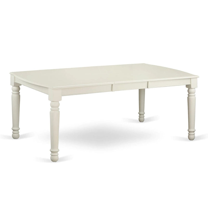 Ensemble de salle à manger East West Furniture - une table de cuisine rectangulaire et des chaises de dînette, blanc lin (option de pièces)