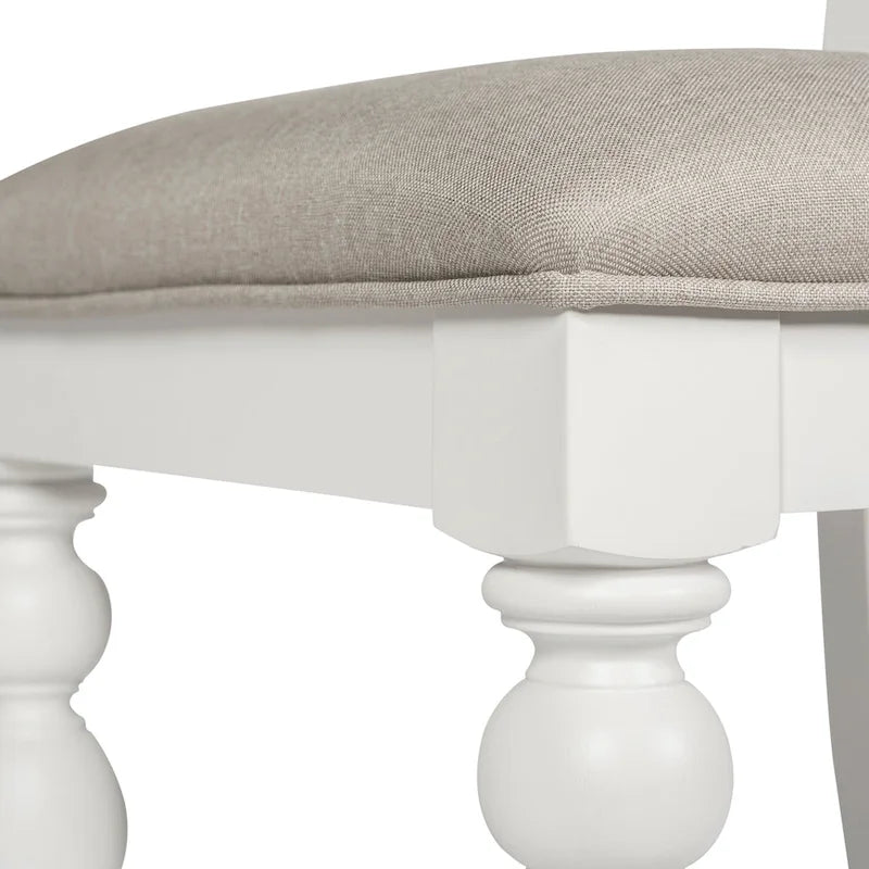 Ensemble de salle à manger rectangulaire 6 pièces Summer House Oyster White