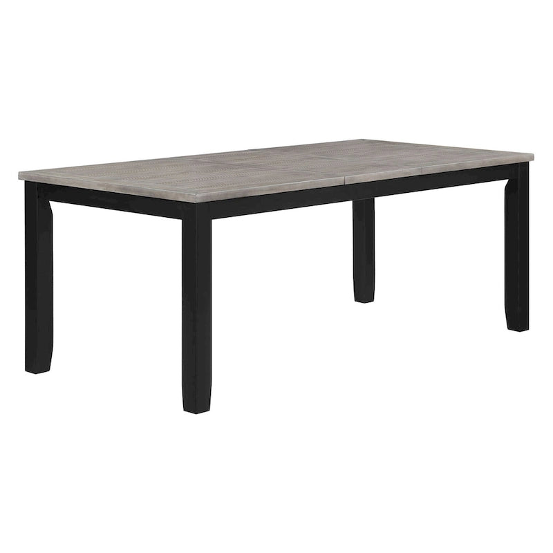 Ensemble de salle à manger 7 pièces Centera gris et noir