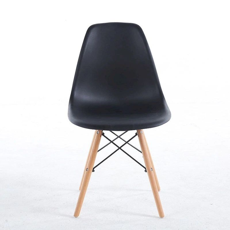 Ensemble table à manger ronde pour 4 personnes, table à manger moderne 5 pièces avec 4 chaises