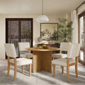 Ensemble table à manger ronde moderne 5 pièces