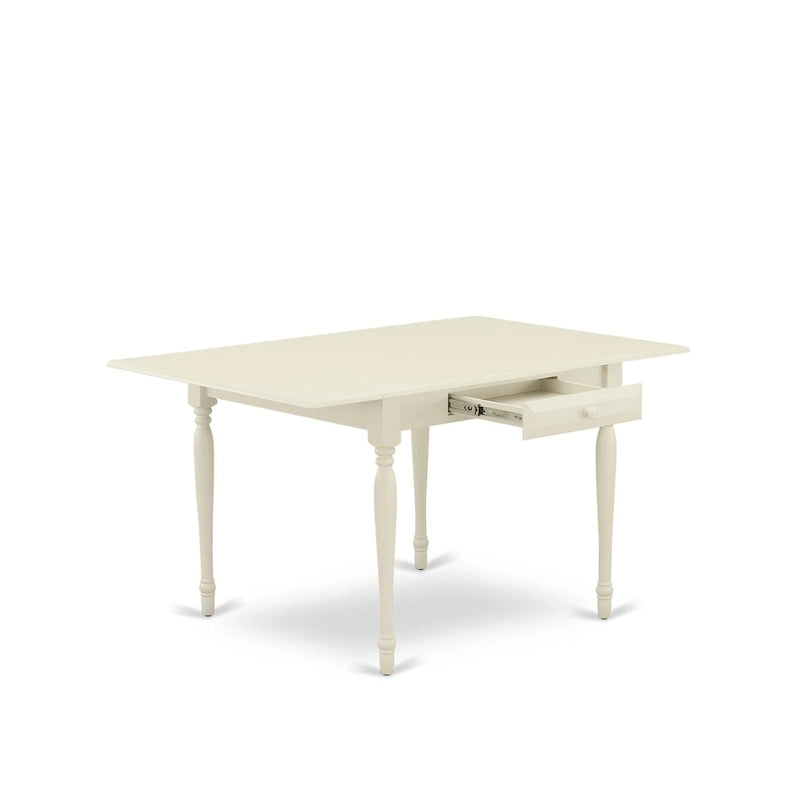 East West Furniture Ensemble de salle à manger comprenant une table de salle à manger rectangulaire avec rallonge et des chaises de salle à manger (options de couleur de finition)