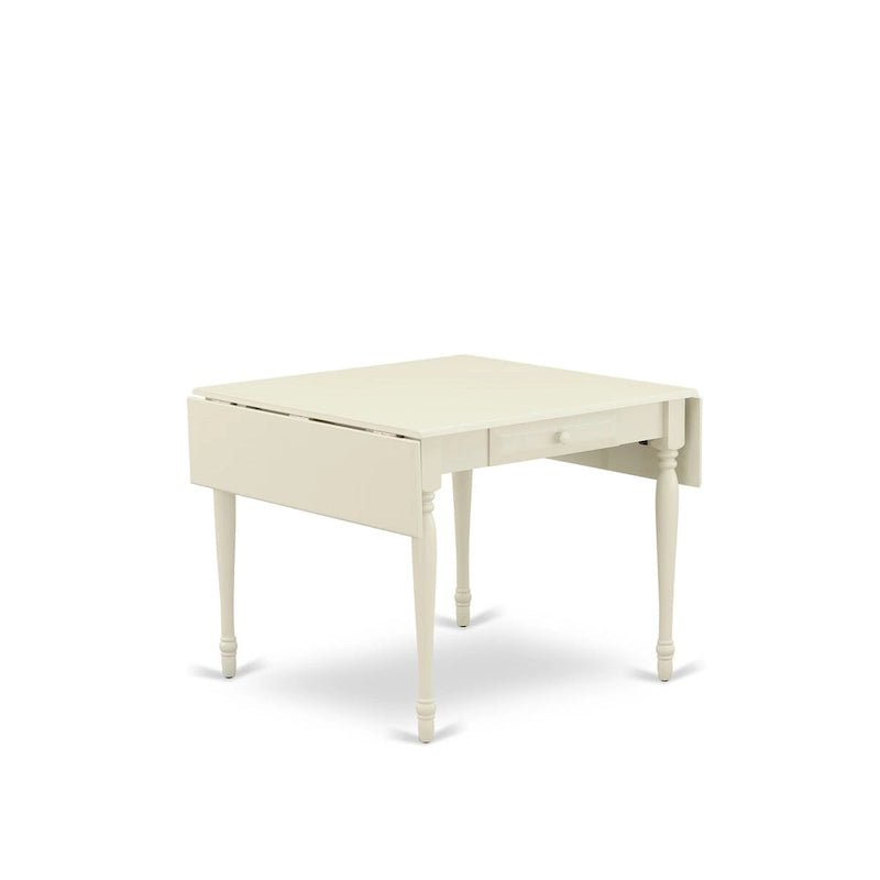 East West Furniture Ensemble de salle à manger comprenant une table de salle à manger rectangulaire avec rallonge et des chaises de salle à manger (options de couleur de finition)