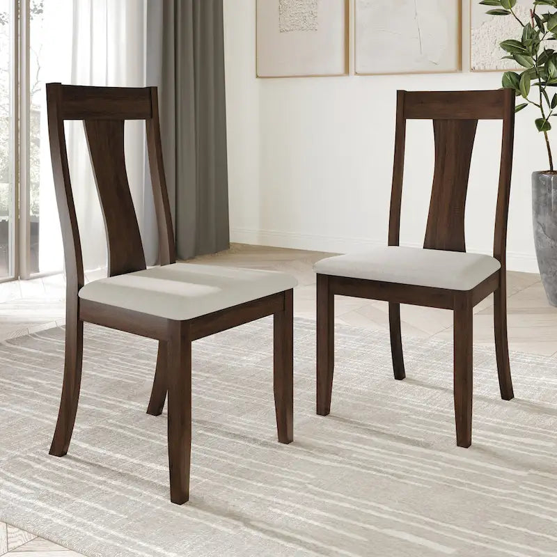 Ensemble de salle à manger en bois 5 pièces style vintage CraftPorch