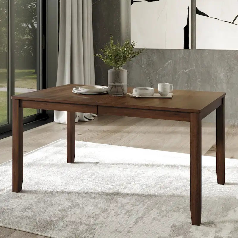 Ensemble de salle à manger en bois 5 pièces style vintage CraftPorch