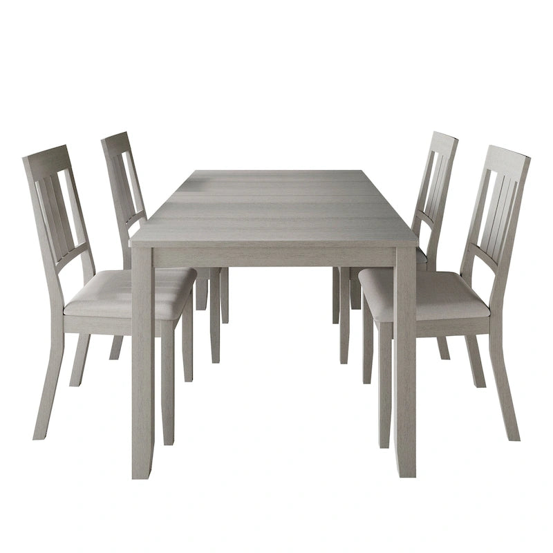 Ensemble de salle à manger classique 5 pièces en bois CraftPorch