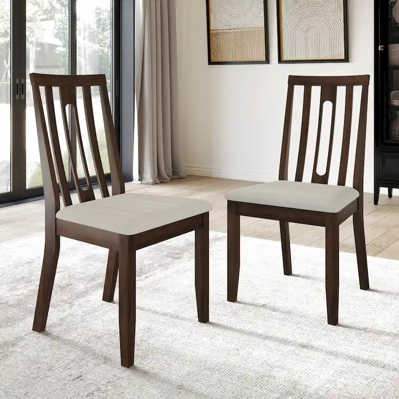 Ensemble de salle à manger en bois contemporain 5 pièces CraftPorch