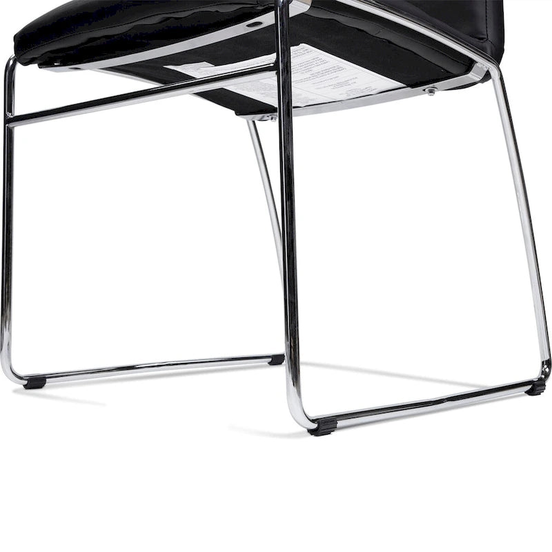 Ensemble de salle à manger 5 pièces contemporain Donnabella de Furniture of America avec table ronde à plateau en verre
