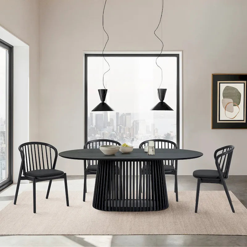 Ensemble repas ovale 5 pièces Pasadena Echo
