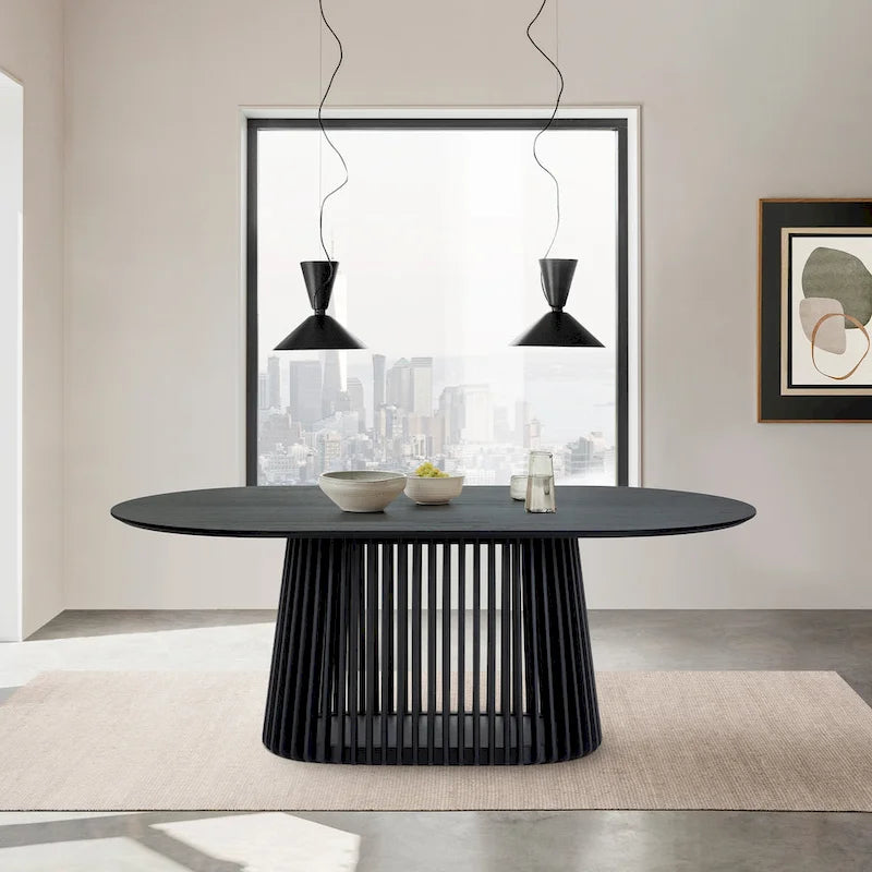 Ensemble repas ovale 5 pièces Pasadena Echo
