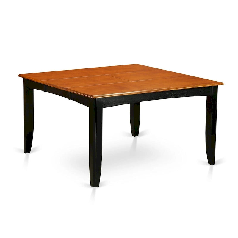 Ensemble de salle à manger East West Furniture comprenant une table de salle à manger carrée avec rallonge papillon et des chaises de salle à manger (options de pièces)