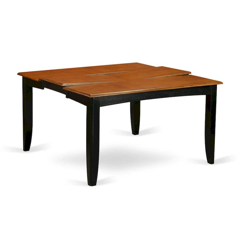 Ensemble de salle à manger East West Furniture comprenant une table de salle à manger carrée avec rallonge papillon et des chaises de salle à manger (options de pièces)
