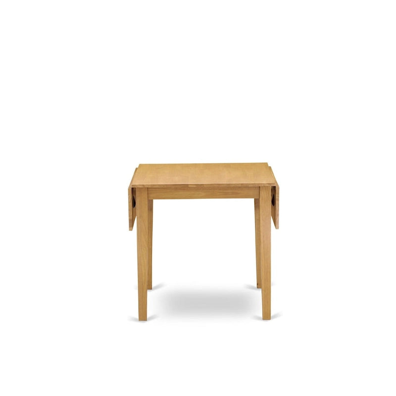 East West Furniture - Ensemble de salle à manger - Une table à manger rectangulaire et des chaises en tissu Limelight Linen, Chêne (Option de pièces)