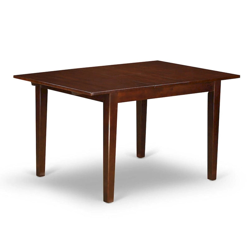 East West Furniture Ensemble de salle à manger comprenant une table à manger rectangulaire et des chaises de salle à manger (options de type d'assise de chaise)