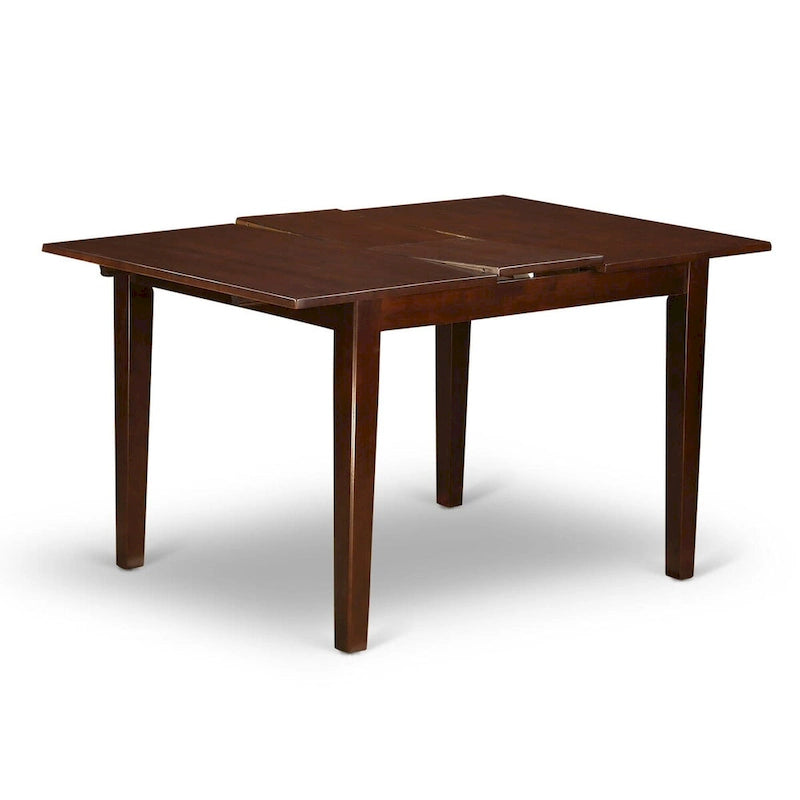 East West Furniture Ensemble de salle à manger comprenant une table à manger rectangulaire et des chaises de salle à manger (options de type d'assise de chaise)